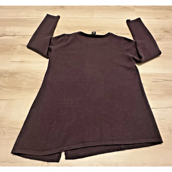 Philosophy Cashmere by Republic Women M Sweater Split Hem Tunic Purple - Picture 3 of 9